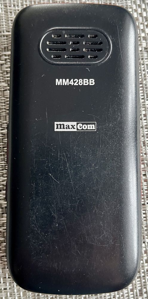 Telefon MaxCom MM428BB dla seniora