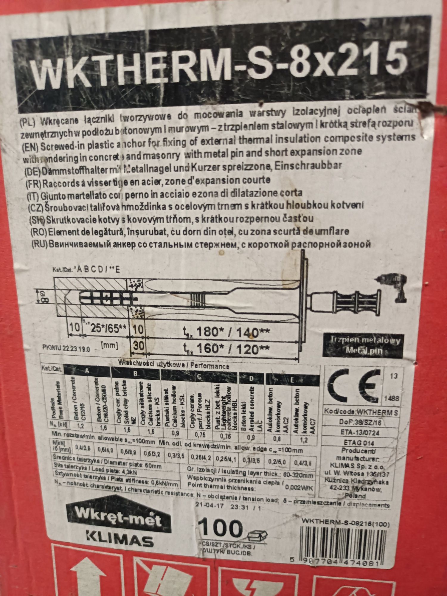Kołki do styropianu