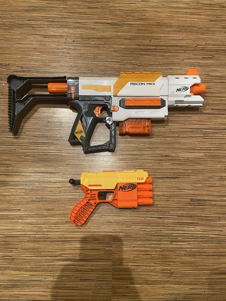 Nerf recon mk II + Nerf alpha strike fang + 2 magazynki