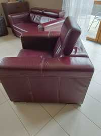 Skórzana sofa i fotel ETAP