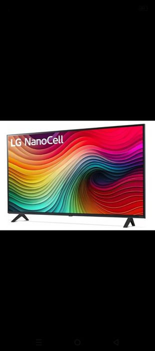 TV LG 43", 4K, DVB-T2, WiFi, 60Hz, Model: 43NANO82T6B
