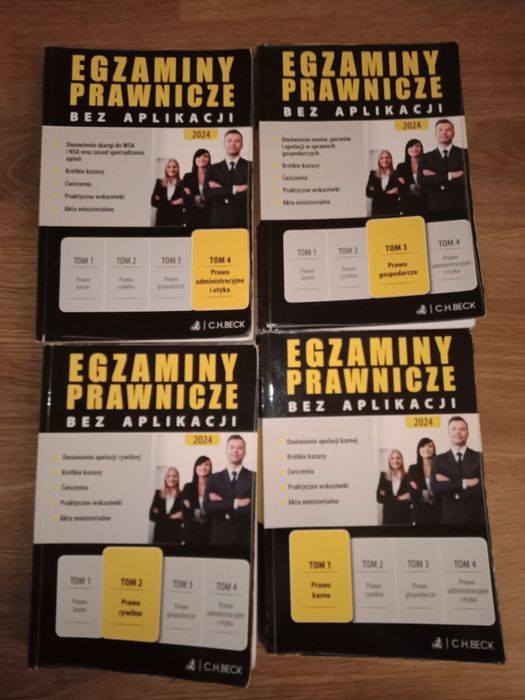 Egzaminy prawnicze bez aplikacji (komplet)