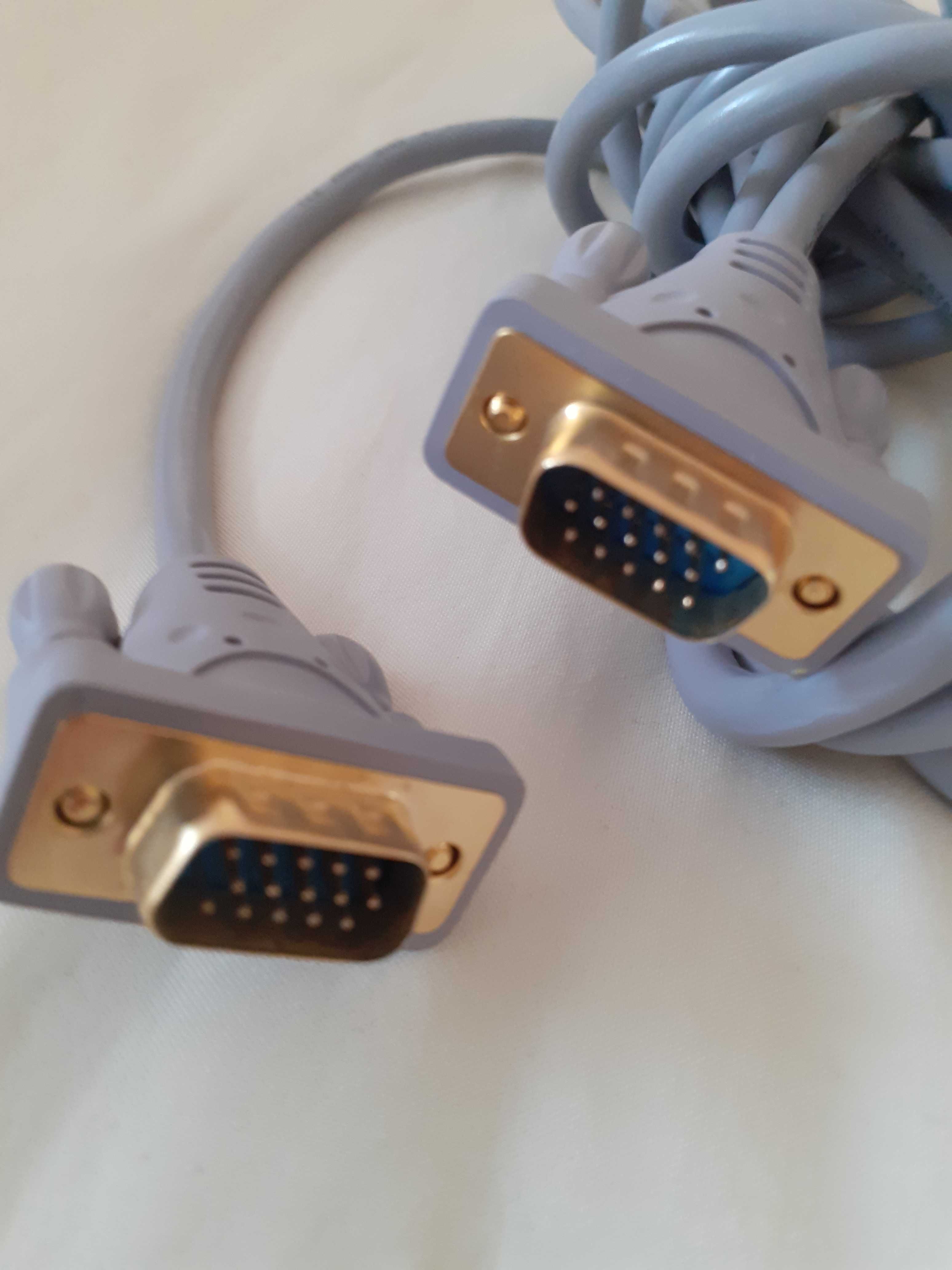Kabel 15 pinowy VGA-VGA 3 m