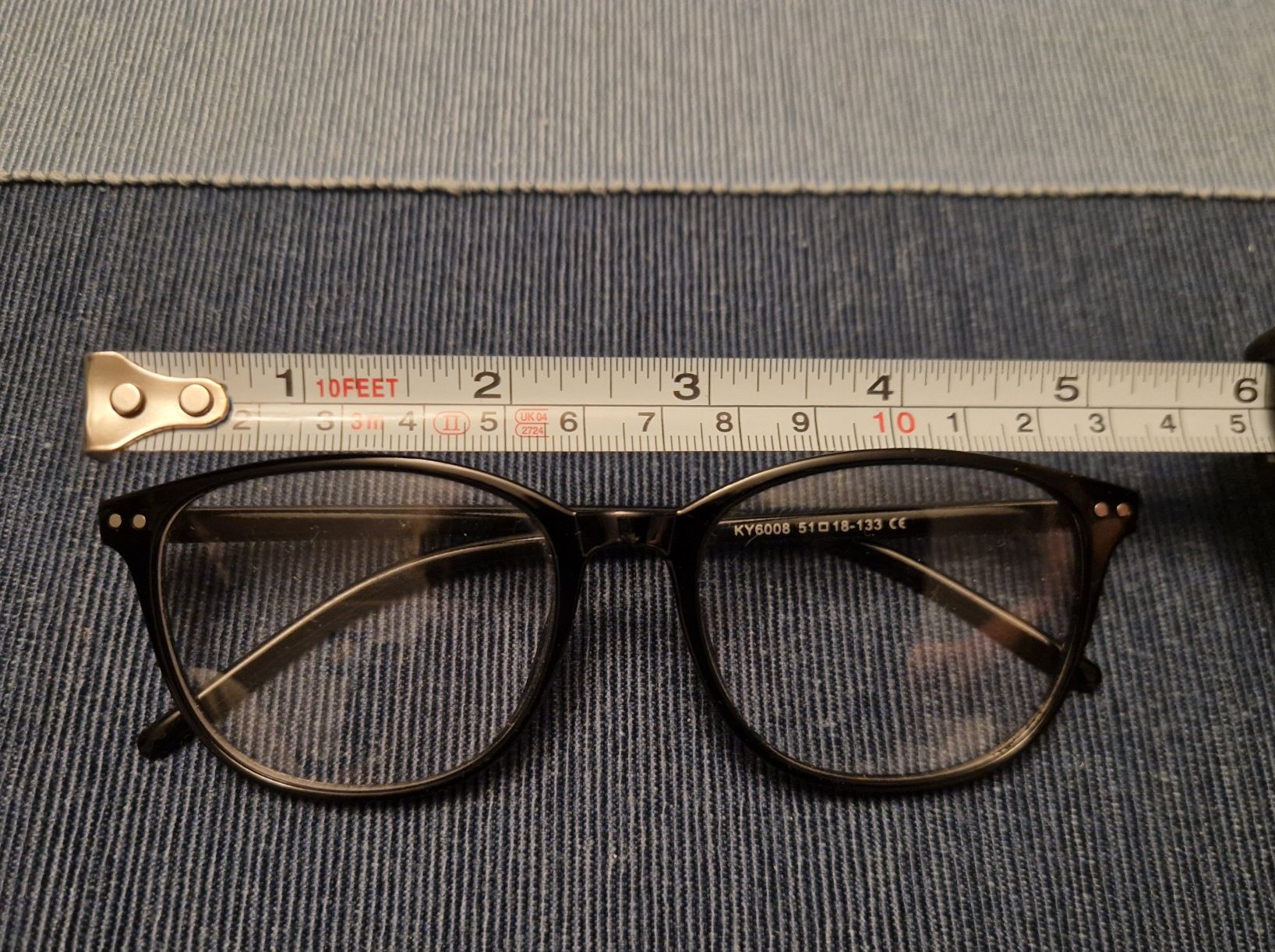 Nowe czarne oprawki, okulary zerówki