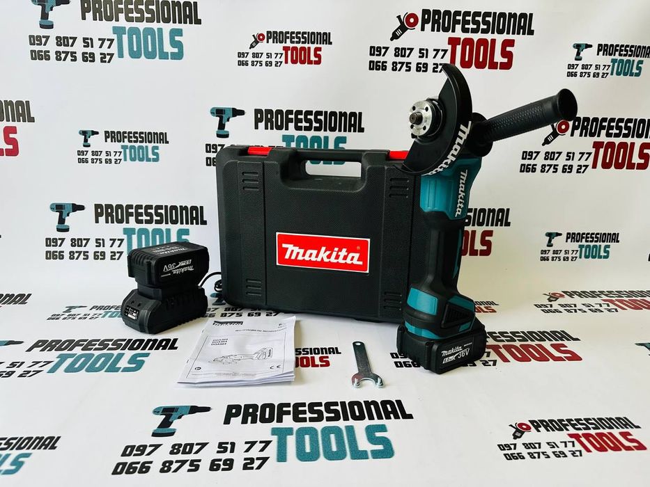 Аккумуляторная Болгарка Makita DGA404 36V6А Угловая шлифмашина
