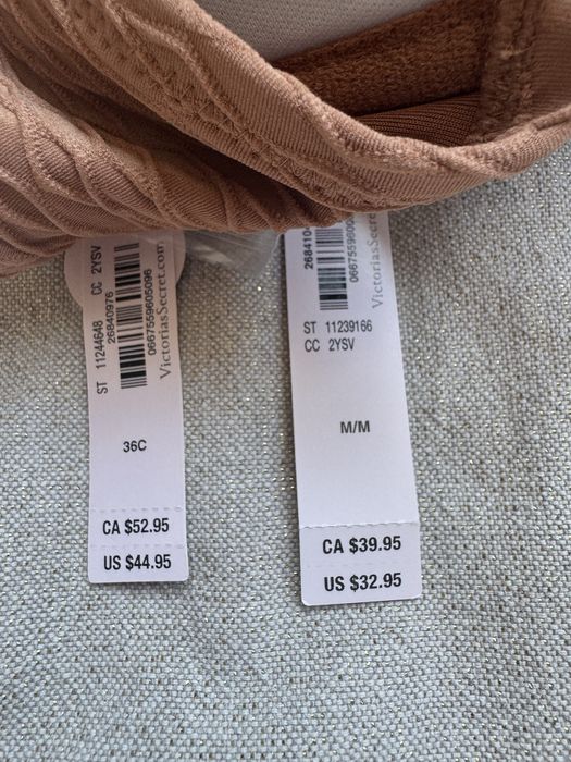 Купальник vctoria’s secret bandeau top & brazilian 36c-m