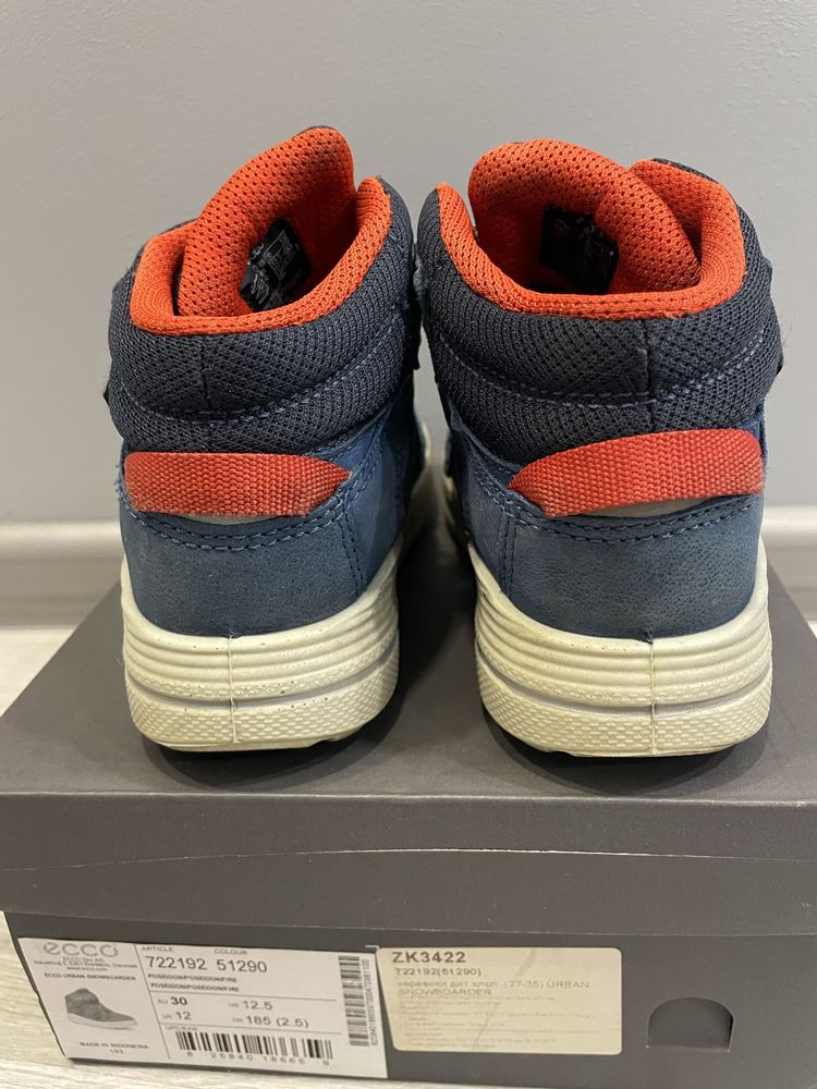 Чоботи Ecco р.30 19см холодна осінь/зима Gore-tex