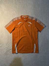 Оранжевая мужская спортивная футболка ADIDAS | M размер