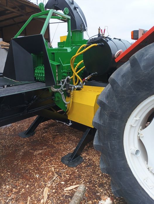 Rębak bębnowy do drewna