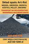 Węgiel Groszek 26/28 MJ | Pellet | Drewno | Dostawa warmińsko-mazurski