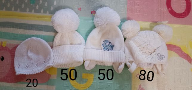 Продам шапочки для новорожденных