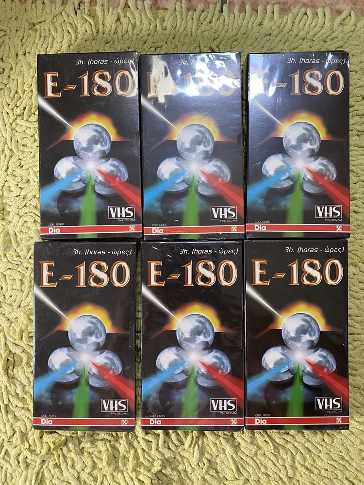 E 180 VHS virgens