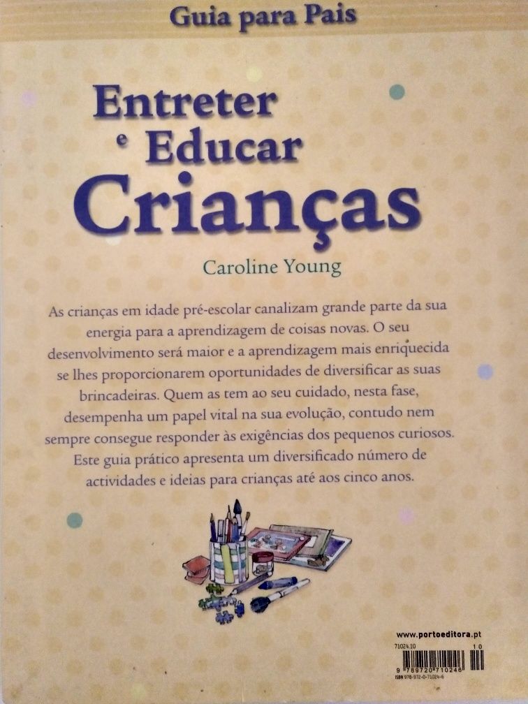 Livro entreter e educar crianças- Porto Editora