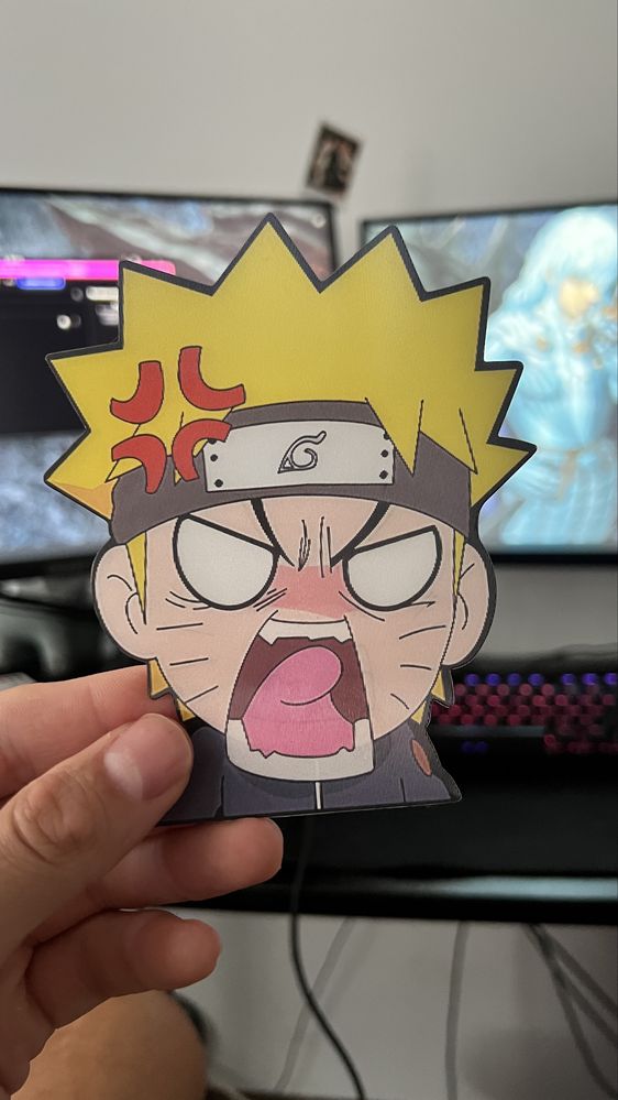 Naklejka 3D holograficzna Naruto