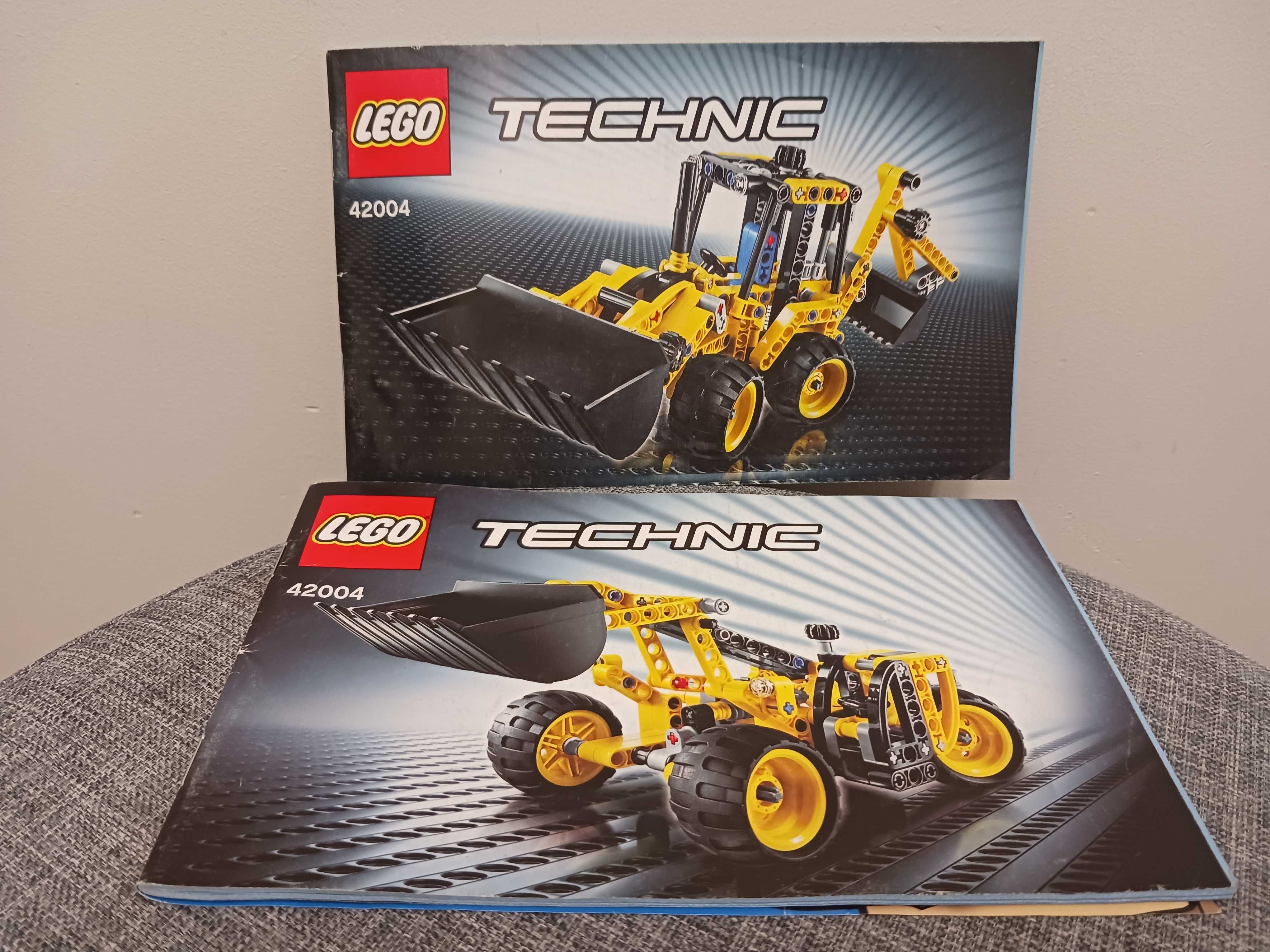 LEGO TECHNIC 42004 - Koparko-ładowarka, jak nowy - klocki lego