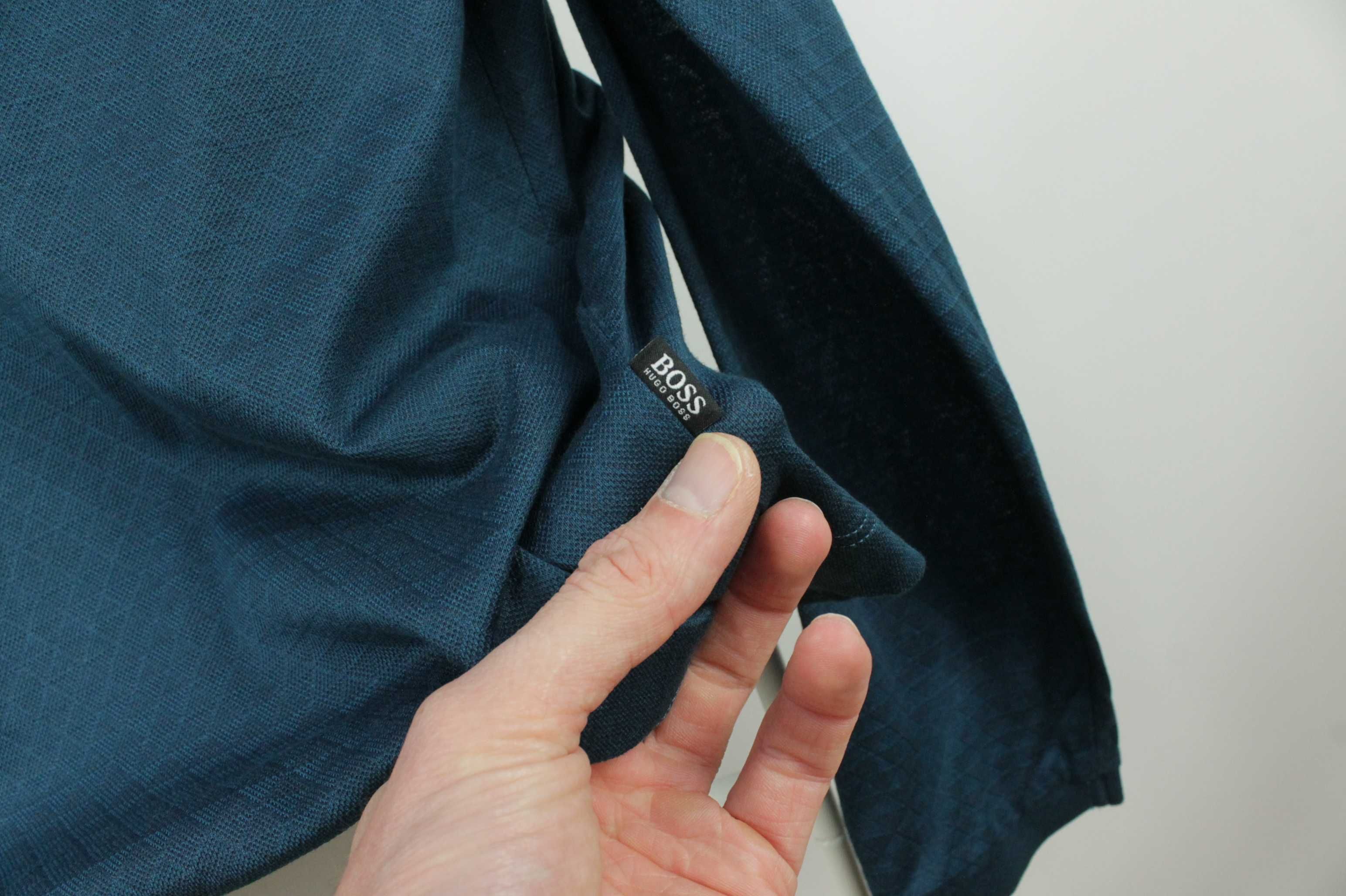 Шикарне поло лонгслів футболка Hugo Boss Italian Fabric Оригінал М 48