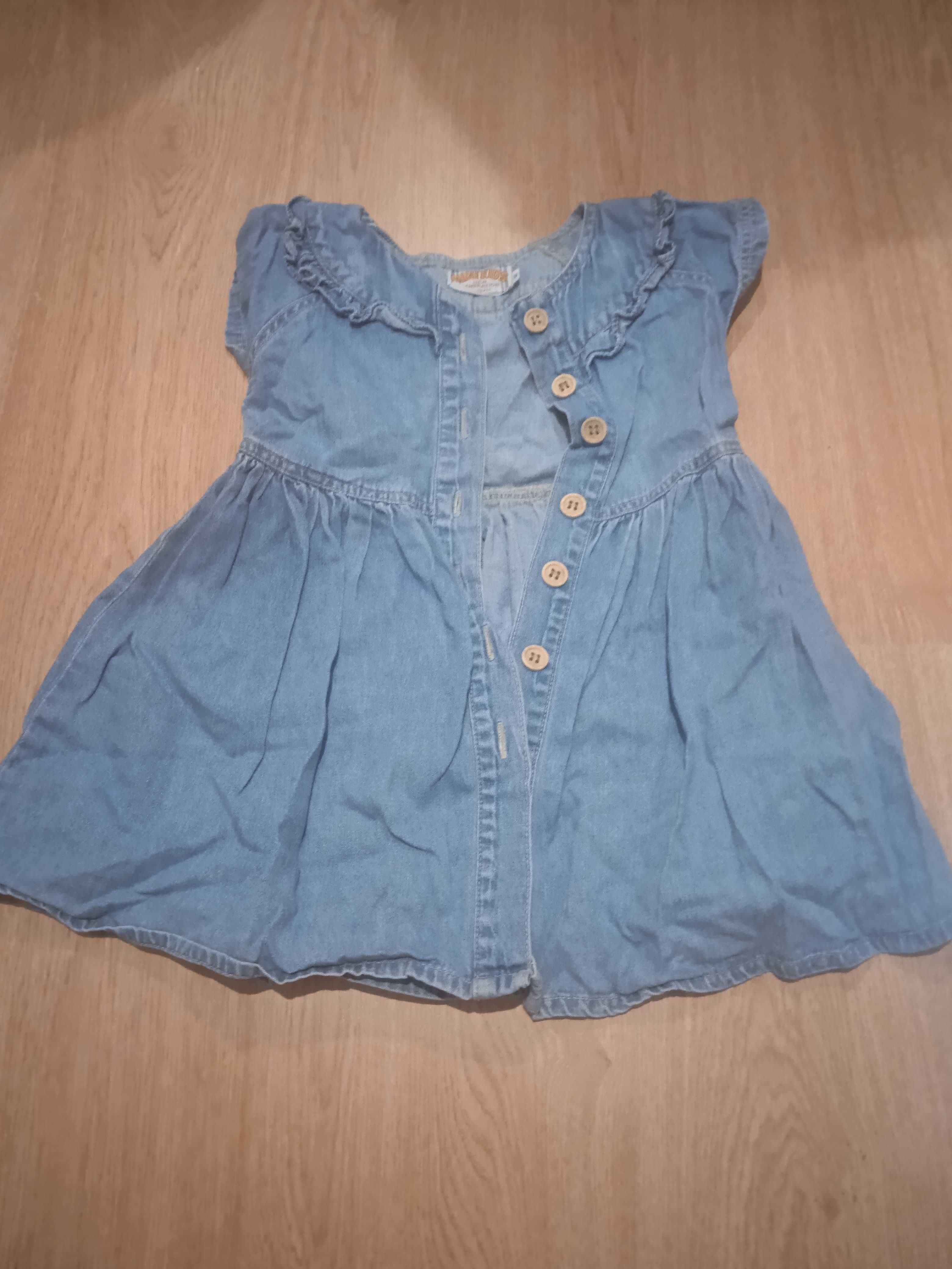 Sukienka jeans dla dziewczynki