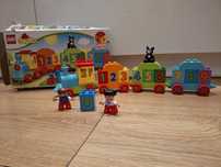 Lego duplo pociag z cyferkami