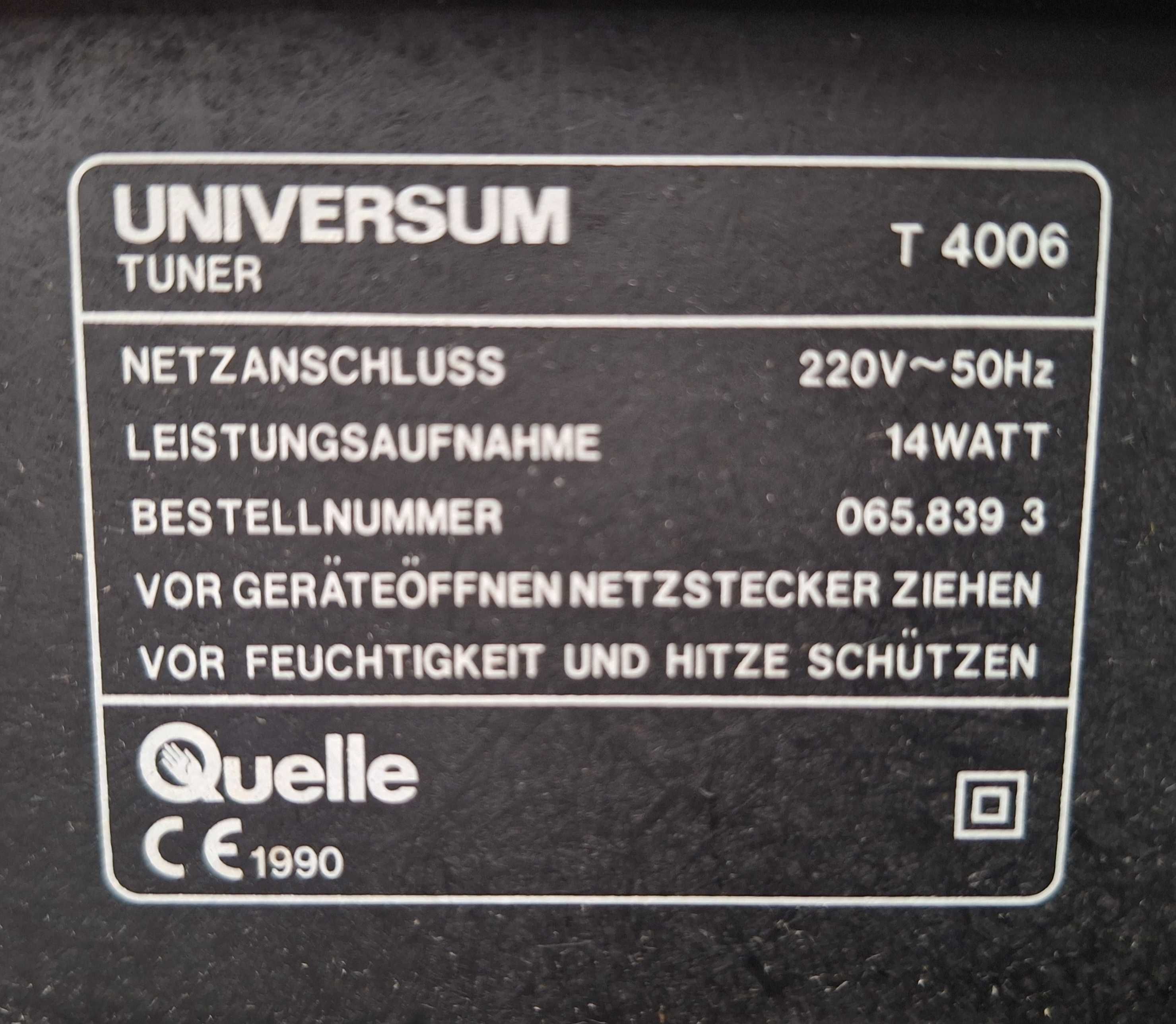 Zestaw Universum Tuner-CD-Wzmacniacz + Kolumny 8 ohm WYSYŁAM Olx