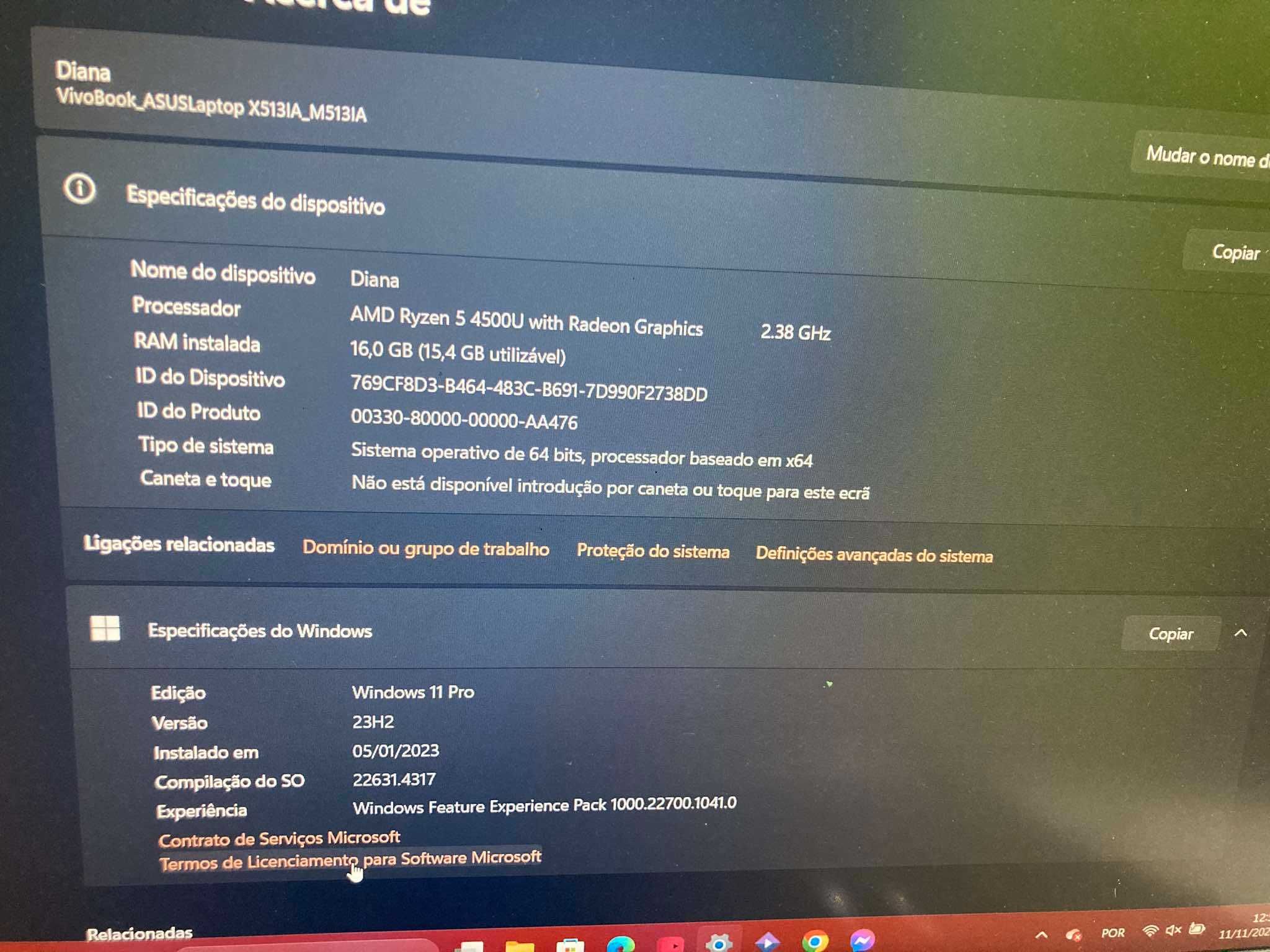 Portátil Asus (Asus Vivobook)
