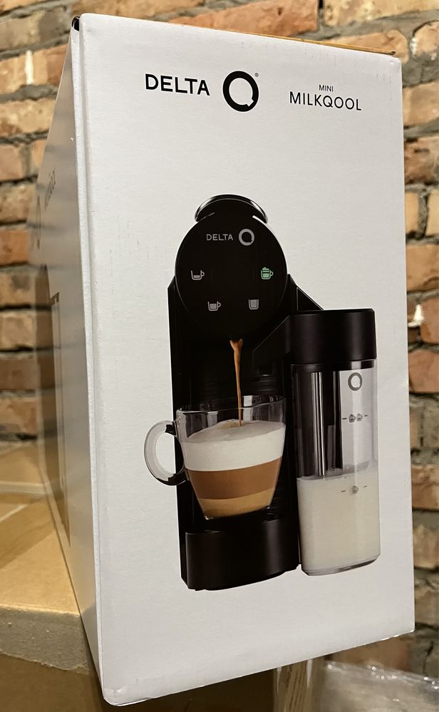Капсульна кавоварка Delta Q MILKQOOL mini 20 бар, чорна