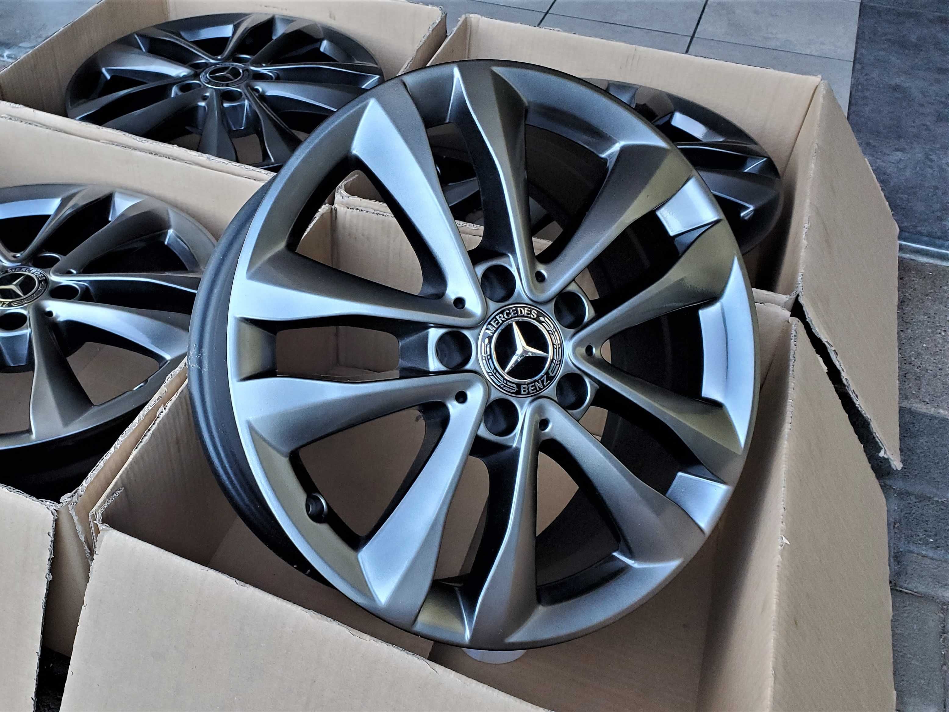 Alufelgi 17 Mercedes Oryginalne ! A B C CLA GLA Vito Viano 5x112 472#