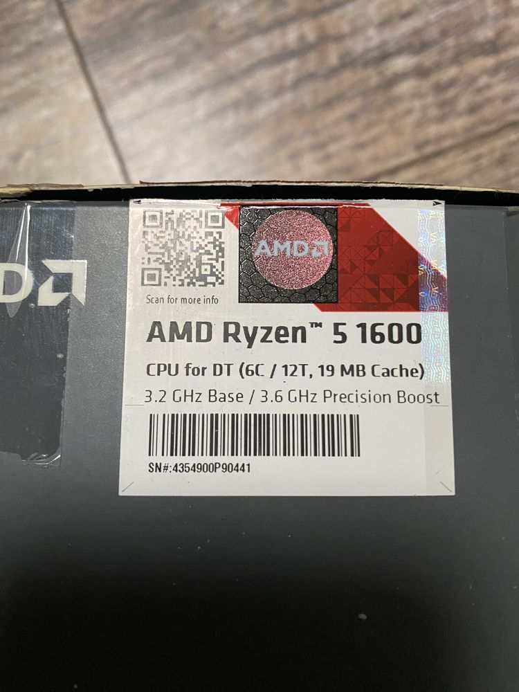 AMD Ryzen 5 1600