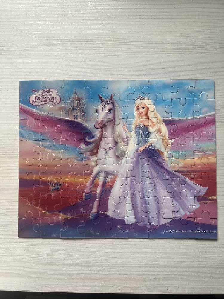 Trefl puzzle barbie magia pegaza 3D 72 elementy