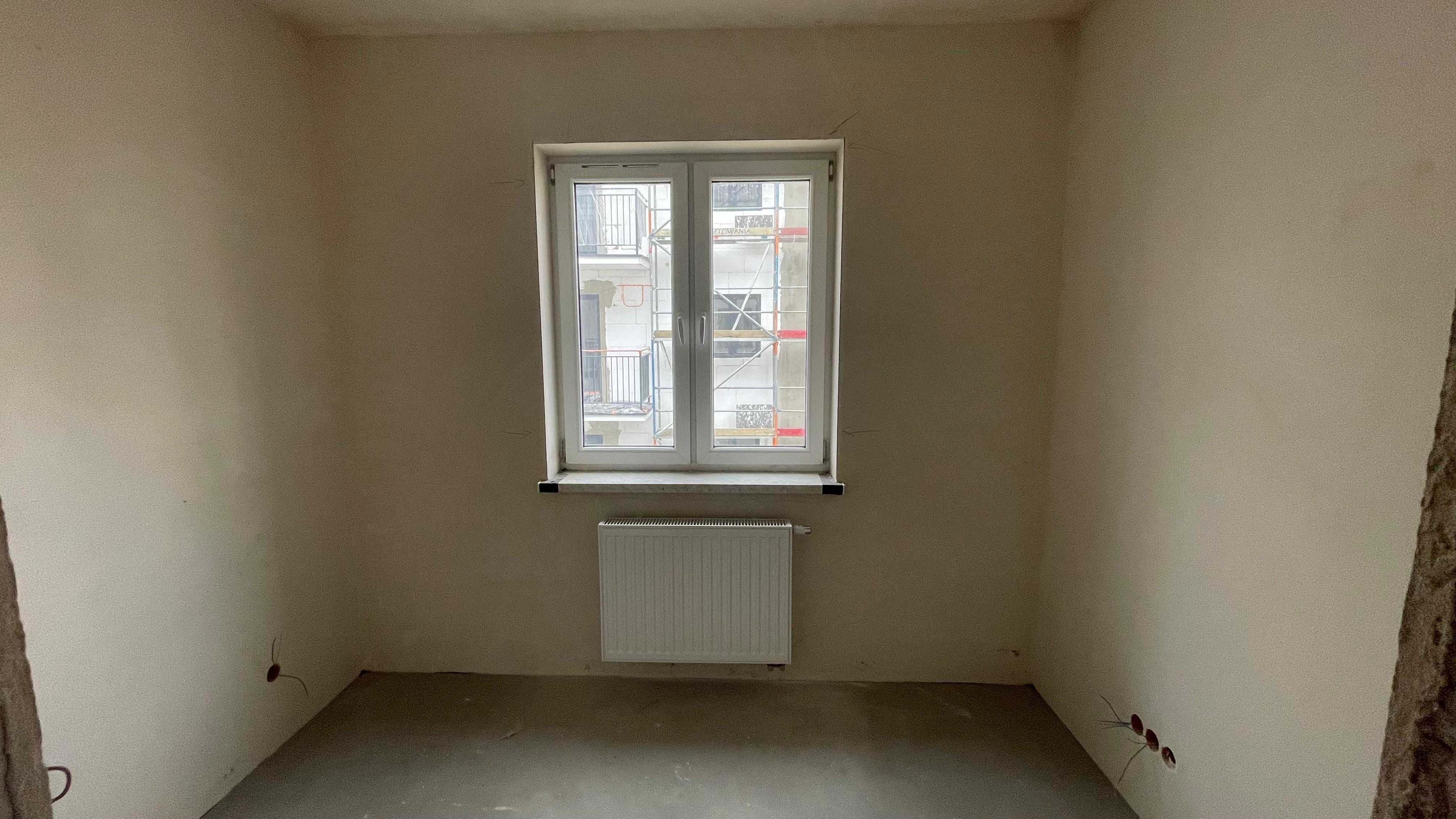 Nowe 34m2 w stanie deweloperskim 2 pokoje