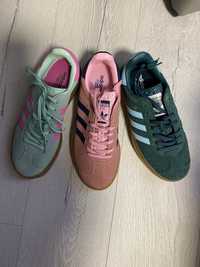 Женские кроссовки Adidas Gazelle Bold  23 Pink Brown  . QR сканируется