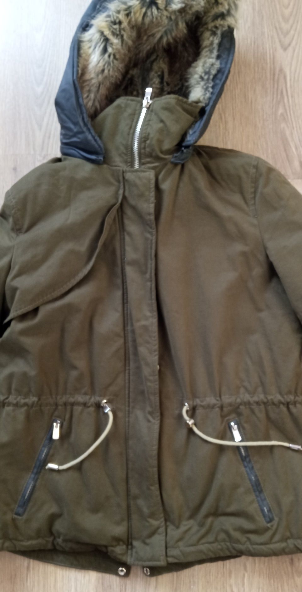 Kurtka damska - parka - Zara Trafaluc