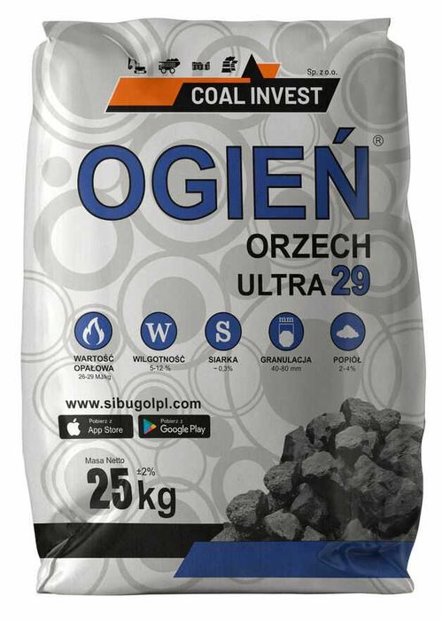 Orzech Ogień Ultra 27-29 MJ | PROMOCJA !!! | 1700 zł/t