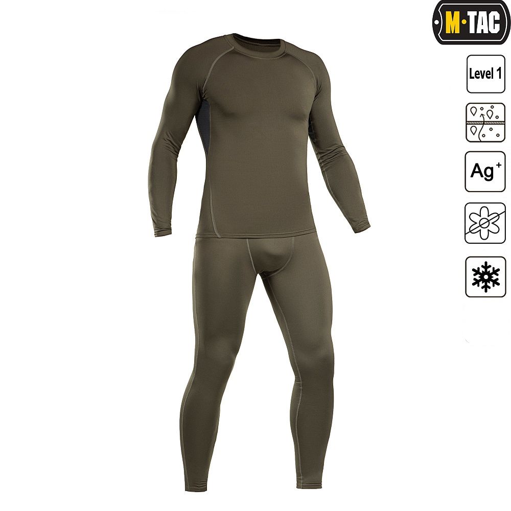 Термобілизна M-Tac ThermoLine Olive level 1