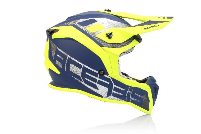 Kask ACERBIS Linear Żółty/Niebieski XXL