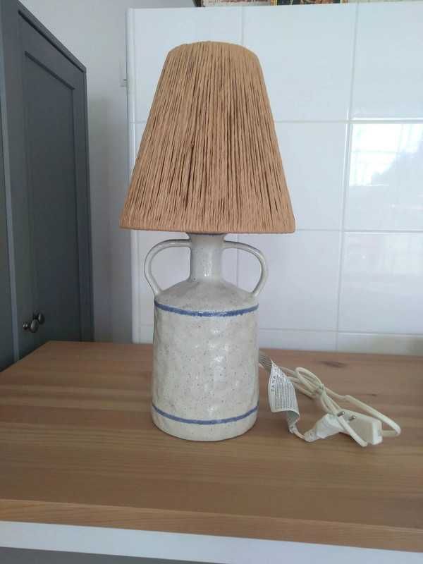 lampa z ceramiczną podstawą Zara Home