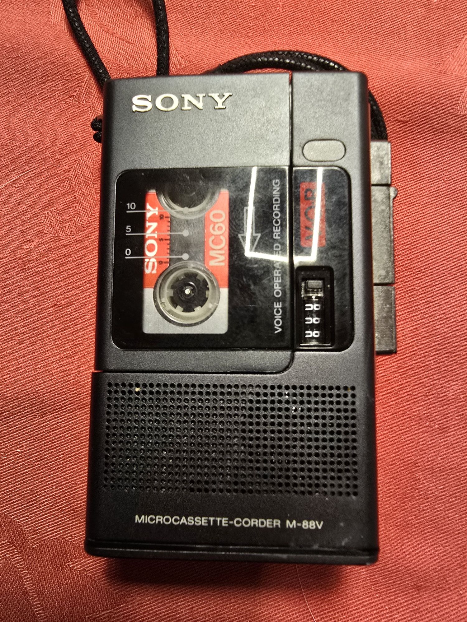 Vinnnnn: Sony Micro gravador de cassete / player M-88v gravação comand