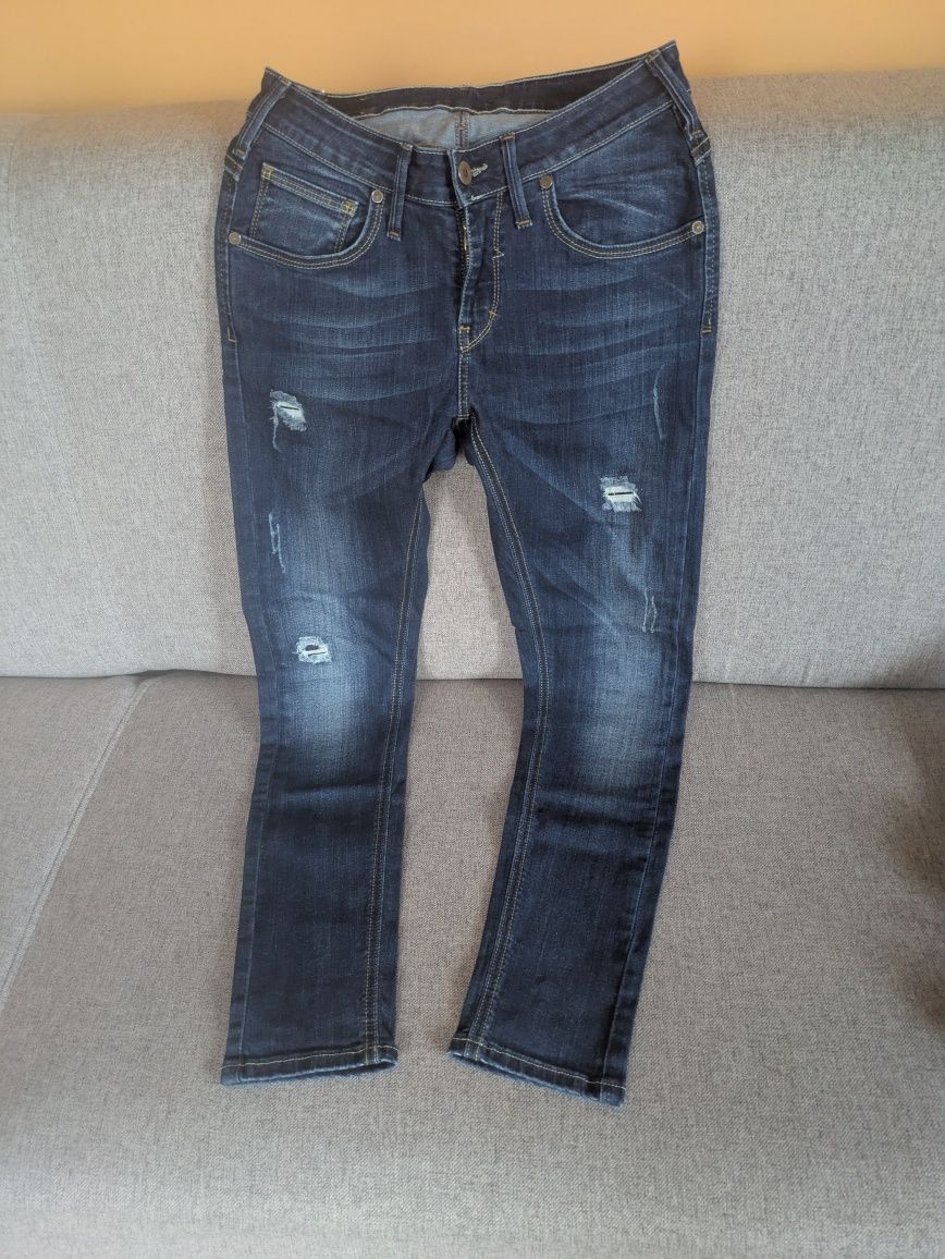 Spodnie damskie jeansowe
