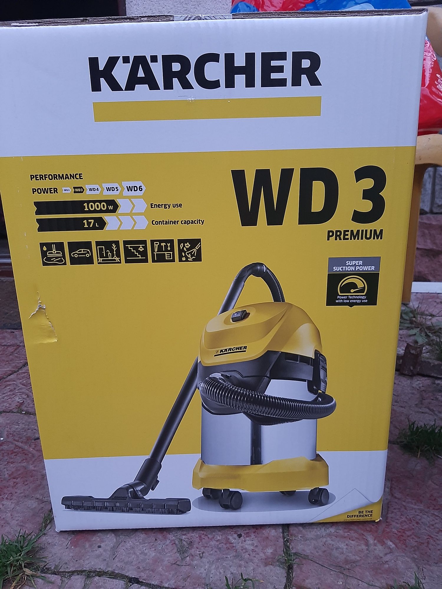 Пилосос Karcher WD3 преміум