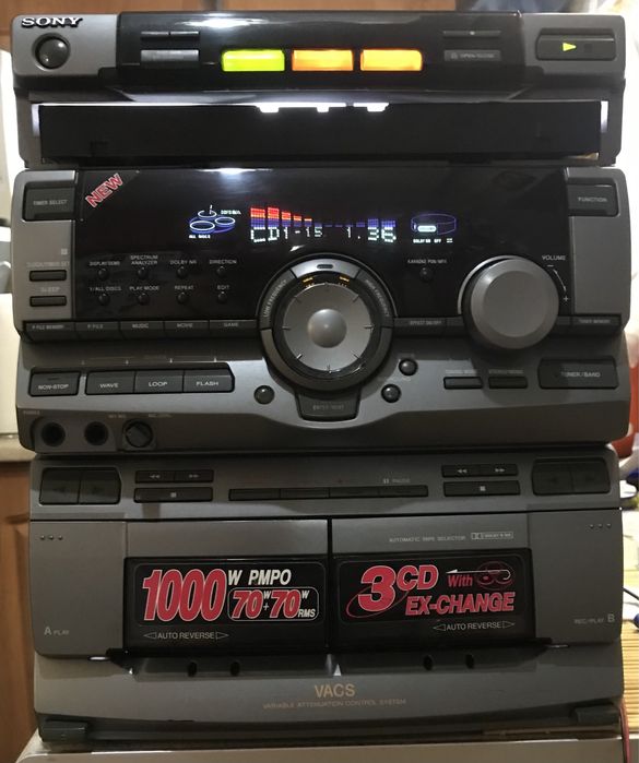Музыкальный центр Sony mhc-gr7(голова)