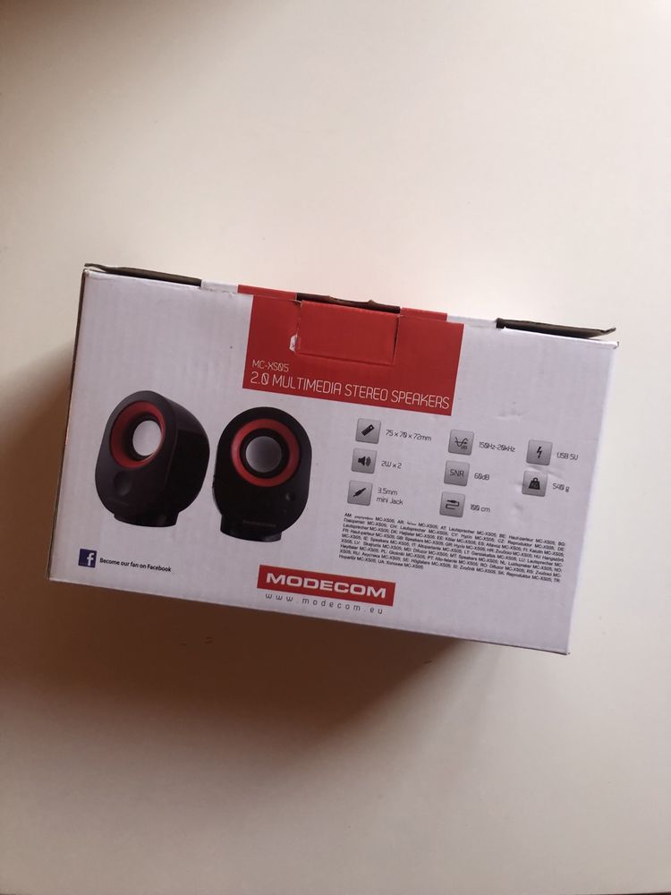 Modecom 2.0 multimedia stereo speakers