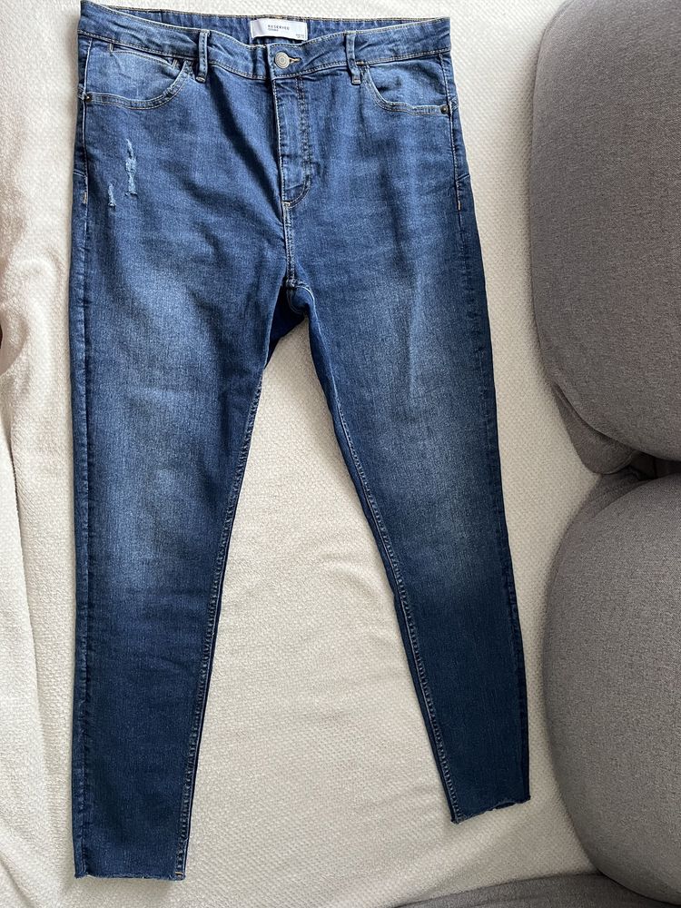 Spodnie jeansowe damskie Reserved 44 w stanie idealnym