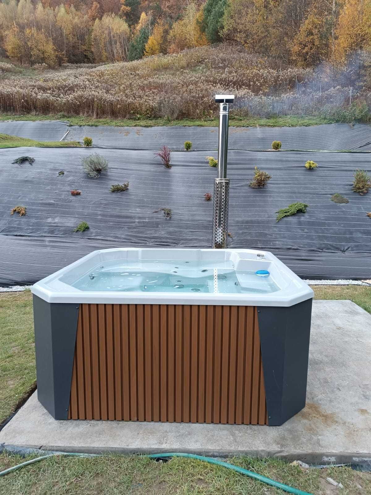 "ETNA" 5 os. hydromasaż LED Jacuzzi PREMIUM! Wanna SPA gorąca beczka!