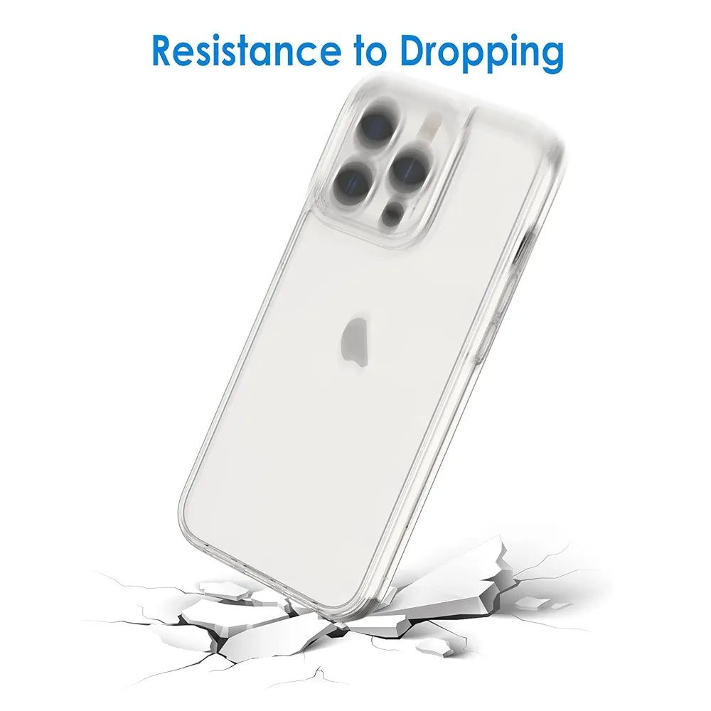 Etui iPhone 13 Pro, JETech, pancerne, przeźroczyste, ochrona aparatu