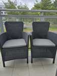 Zestaw mebli ogrodowych Allibert Miami Balcony 3 + Keter Capri 302 L