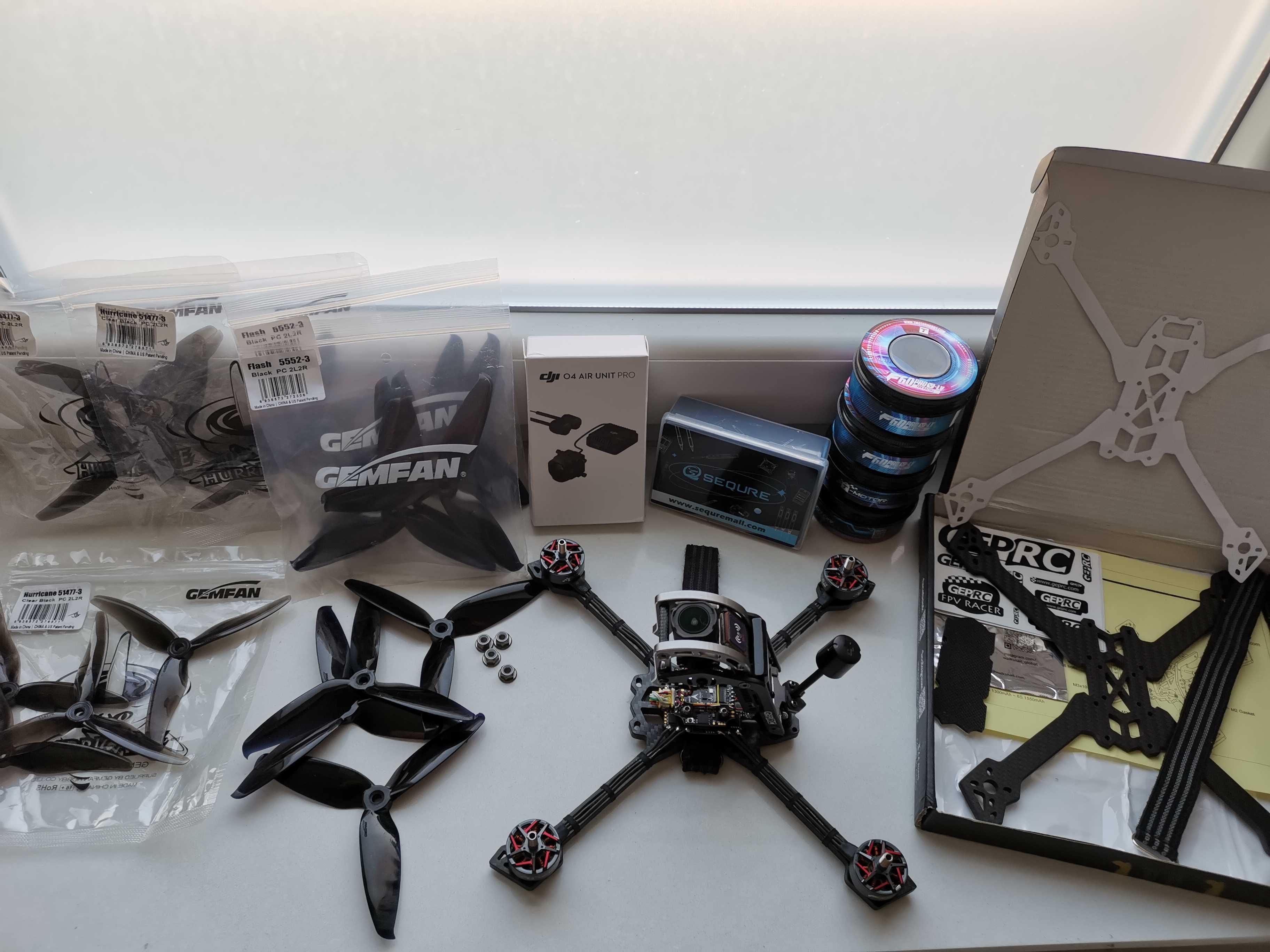 Dron GePRC T5 5.5" 6s DJI o4 PRO "Wydział Pościgowy" V-Max 200Km/h ++