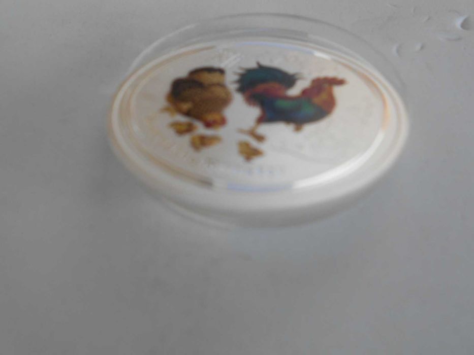 Moeda Australiana de uma onça de prata.