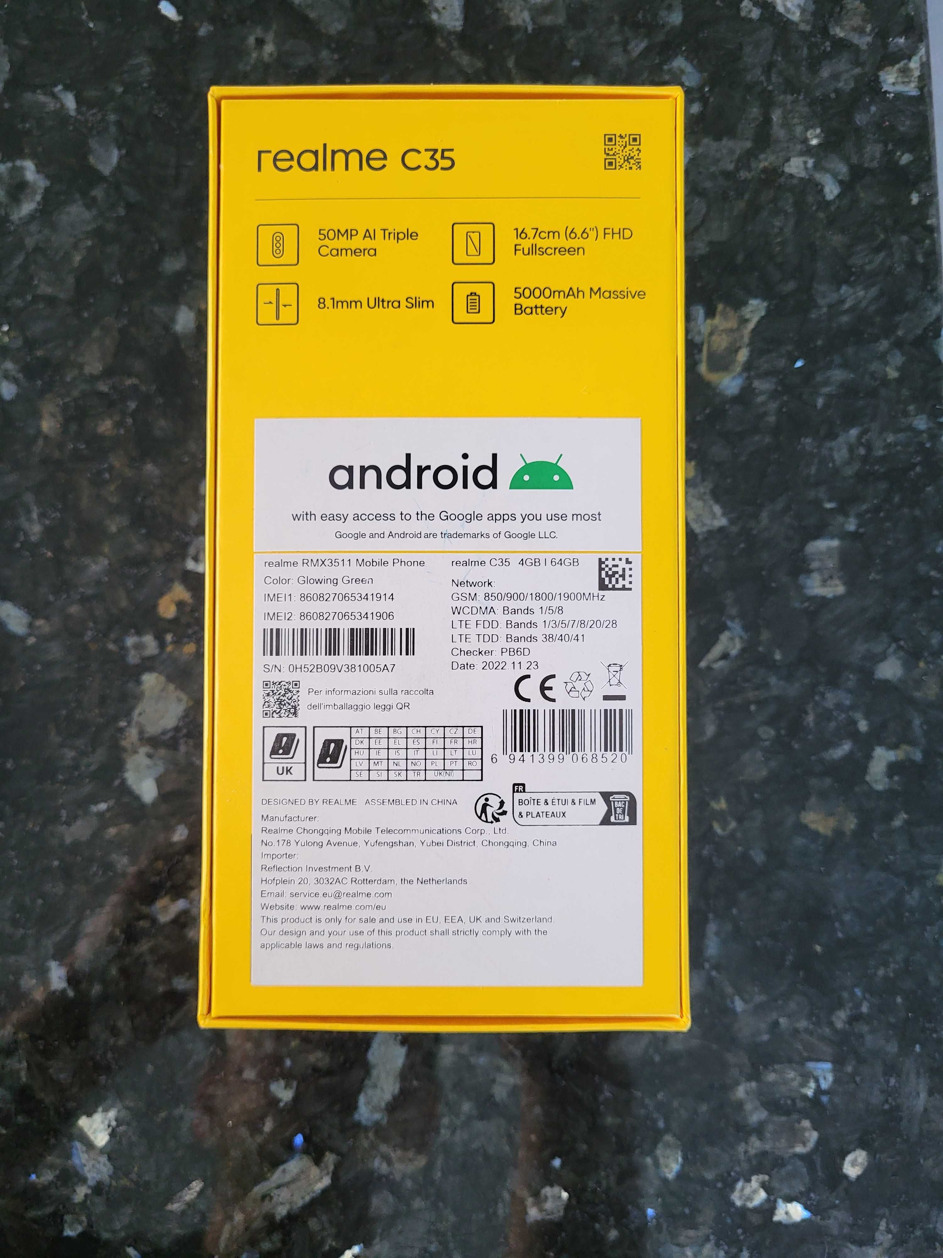 Realme C35 4GB/64GB - Glowing Green
