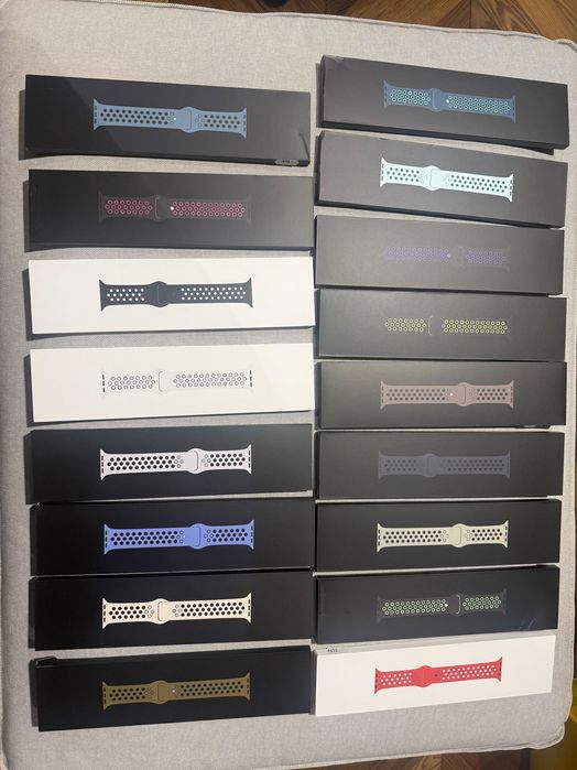 Oryginalny Apple Watch Nike Sport pasek 40 mm 41 mm 42 mm nowy