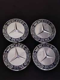 ORYGINALNE Dekielki Mercedes Benz kapsle kołpaki emblematy