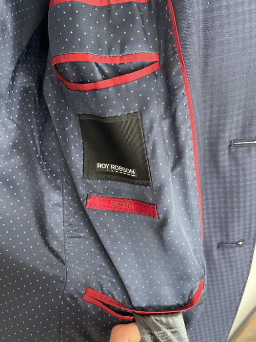Garnitur męski marynarka męska Roy Robson M slim fit 100% virgin wool